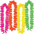 Neon Silk 'N Petals Party Lei Assortment